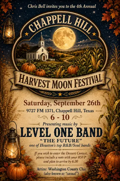 Chappell Hills 4th Annual Harvest Moon Festival